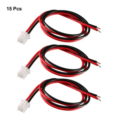15pcs 2pin 2.54mm Pitch Jumper Wire 20cm Female Dupont Line