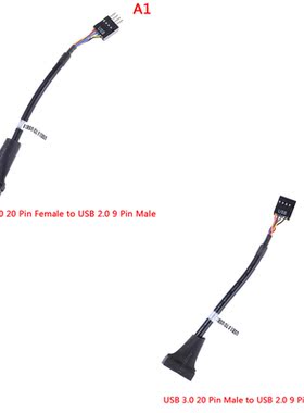 USB 3.0 20 Pin Female Motherboard Header To Usb 2.0 9 Pin Ma