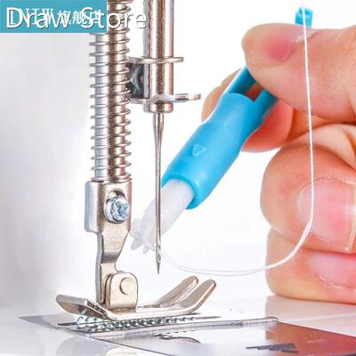 Sewing Machine Needle Threader Stitch Insertion Tool Automat