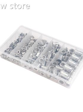 190pcsM3 M4 M5 M6 M8 M10 Rievt  Nut Alminum Alloy Ri1vnut Fu