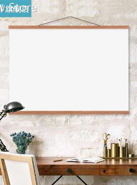 Magnetic Poster Frame Wooden Diy Photo Picture Artwork Hange