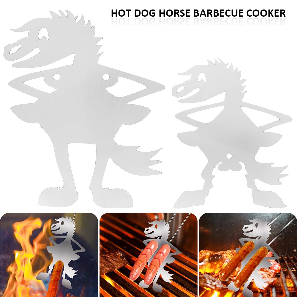 Hot Dog Rack Craft Skewer Stick Barbecue Fork Stainless Stee