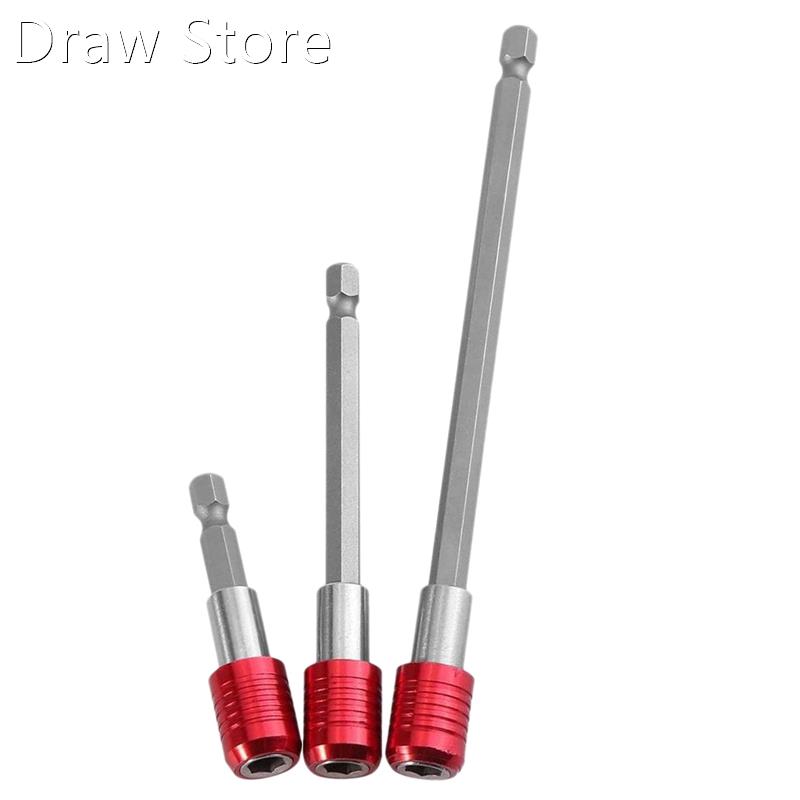 3Pcs 1/4inch Hex Shank netic Bit Holder Quick Change Extensi