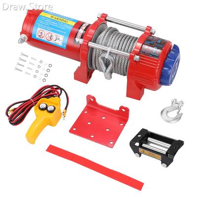 Car Recovery Electric ATV Trailer Truck Winch with 4500lb Ra