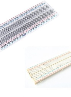 MB-102 White/Transparent Breadboard 830 Point Solderless PCB