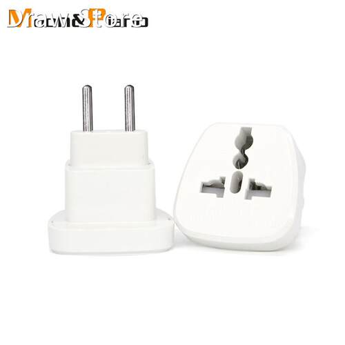 New Europe Adaptor UK US AU IT to EU AC Power Socket Plug Tr