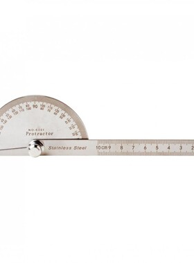 100mm 0-180 degree Stainless Steel Protractor Round Angle Fi