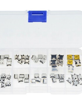 50PCS/BOX 10 Models Each 5PCS Micro Female USB Connector Usb