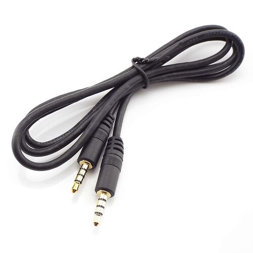 3.5mm jack Audio Male to male 4 pole Stereo Extension Cable