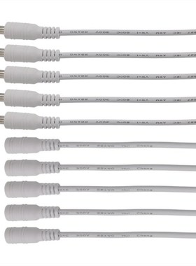 5Pair 5.5x2.1mm DC 12V Power Supply Male Plug Female Jack Ca