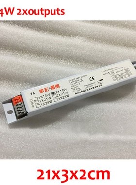 1Pc 220-240V AC 14W T5 Two Outputs Fluorescent Lamp &amp