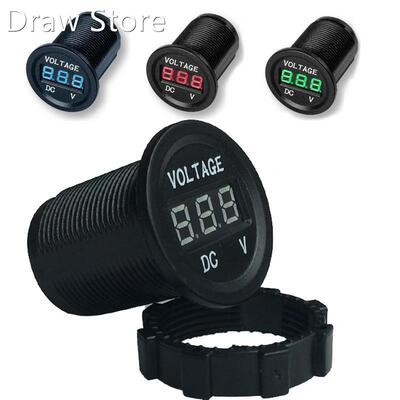 New Waterproof Motorcycle Boat Car Truck DC 12V 24V LED Volt