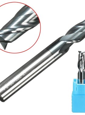 2 Flute Solid Carbide End Mill 2-12mm Slot Spiral Drills Bit