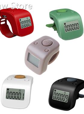 Digital LCD Finger Ring Tally Counter 6Digit beads Prayer Co