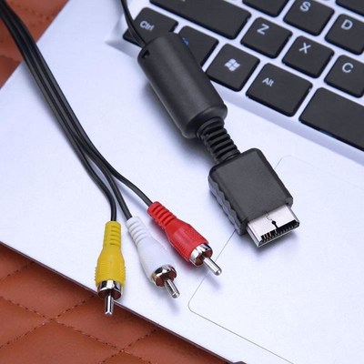 ALLOYSEED 1.8m Game Audio Video AV Cable to 3 RCA A/V TV Ada