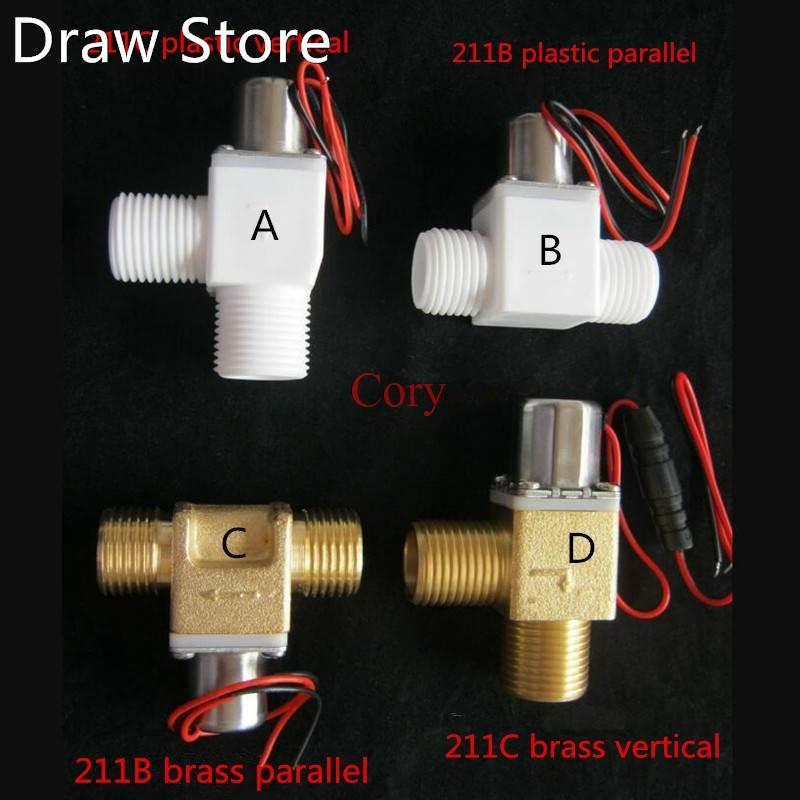 1PC G1/2''BSP Male Thread Single Way Water I