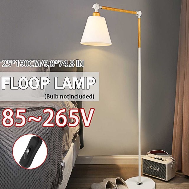 220V E27 Nordic White Color Floor Lamp Modern Floor Lamps St