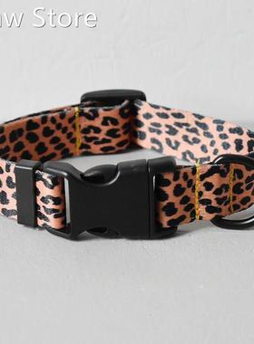leopard Color Pet Accessories Samoyed Designer Dog Collars