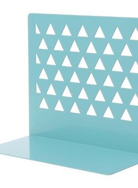 Metal Hollow Desktop Organizer Bookends Book Ends Support St