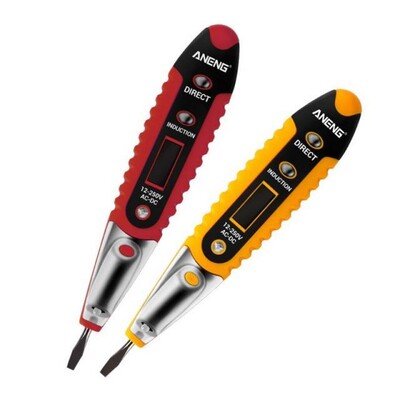 12-250V AC Voltage Detectors Tester Meter Volt Current Elect
