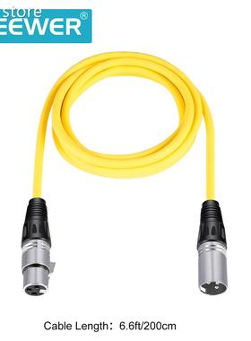 Neewer 6 Pac 6.5ft/21M kXLR Mal To XLR emale CFolor Meicroph