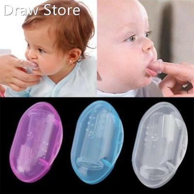 Kids Baby Boys Girl Deciduous Tooth Brush with Box Toddler