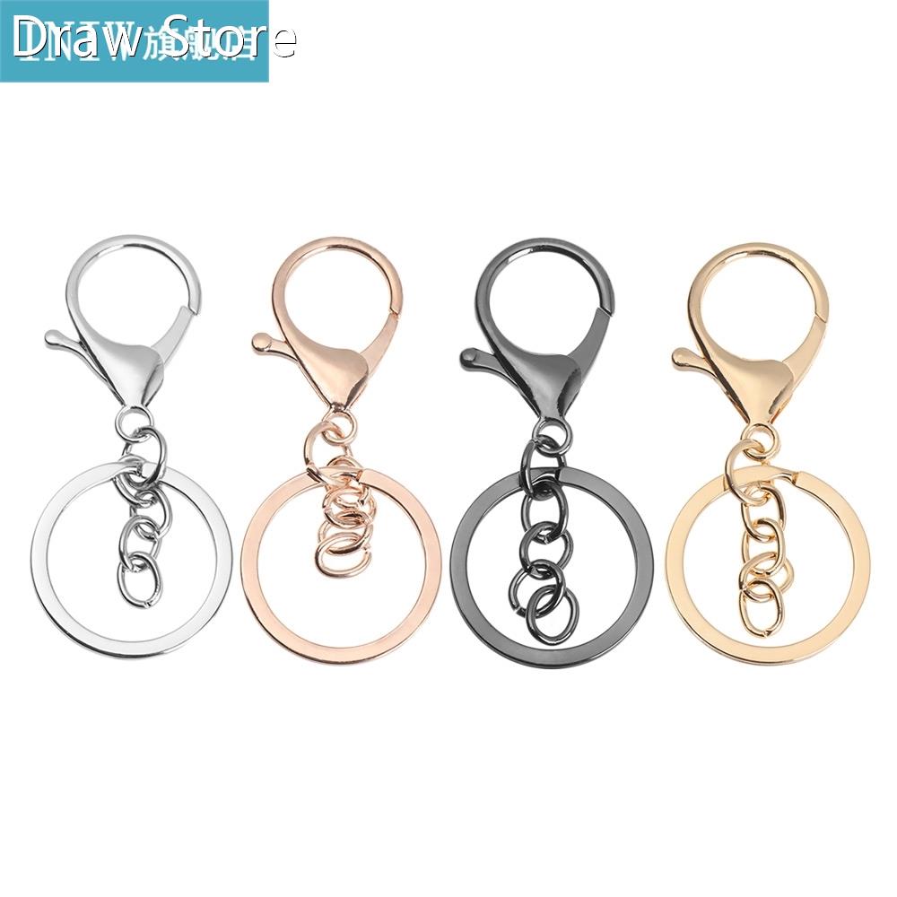 5Pcs About 20*30MM 30mm Split Key Ring Lobster Clasp Clips K