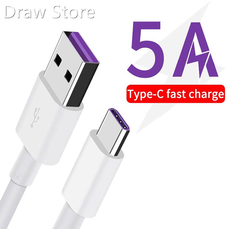 Max 5A USB Type C Cable Fast Charging Data Transmission USB