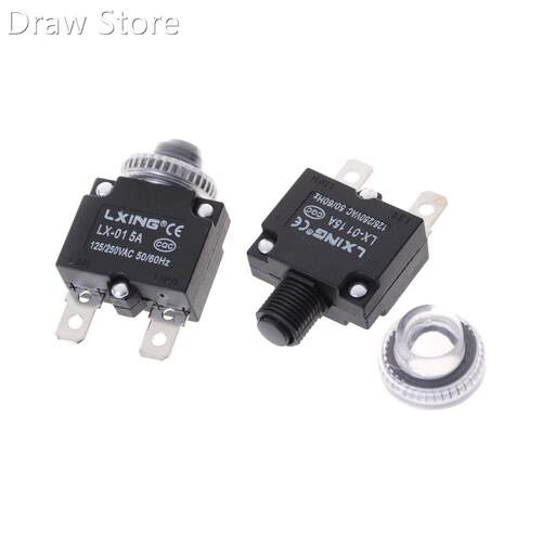 1Set Hot Thermal Switch Circuit Breaker Overload Protector 5