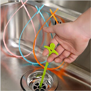 1PCS New Clogged Hair Cleaner Practical Kitchen Bathroom Toi