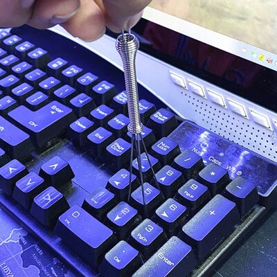 Metal Computer Keycap Puller Stainless Steel Key Removal Too