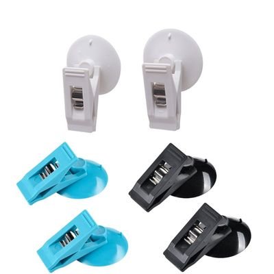 2Pcs Car Interior Multi-Purpose Hook Plastic Sucker Removabl