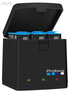 Suitabe for GoP1ro Hero 9 blactk baery + LEtD charginlg box