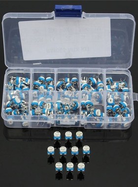 Wholesale Resistors Trimmer Pot 100pcs10 Values 500ohm-1M Fi