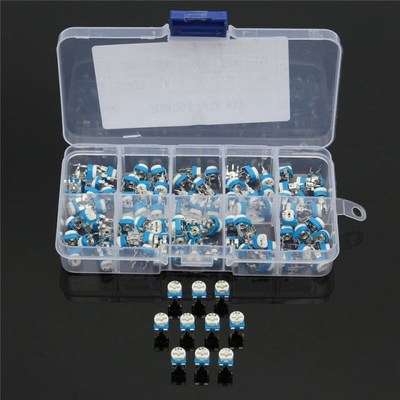 Wholesale Resistors Trimmer Pot 100pcs10 Values 500ohm-1M Fi
