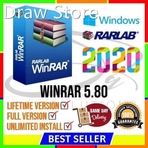 Original WinRAR 6 RARLAB License Lifetime Windows 10/8.