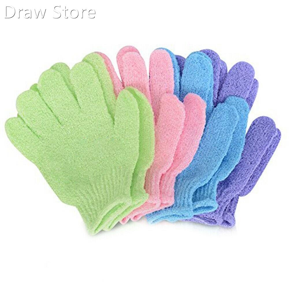 8pcs Exfoliating Gloves Full Body Scrub Shower Gloves Bath S