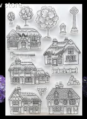 DIY H1ouse Cler Stamp Tranpaamrent Staps Silicone Sseal for