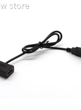 oHdmib Male To Female Cnnector + USB 2.0Charg1er Cale S plit