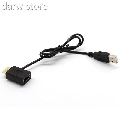 oHdmib Male To Female Cnnector + USB 2.0Charg1er Cale S plit