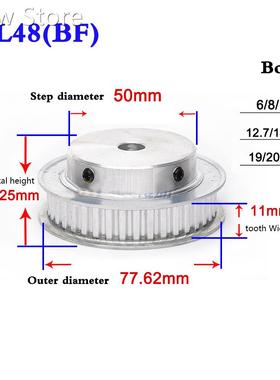 1PCS XL 48 Teeth 50 Teeth 60 Teeth Convex Synchronous Wheel