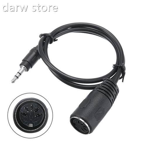 Mii 35mm Jack TRS M ale .to 5Pin MIDI DIN Female 1Andapter H