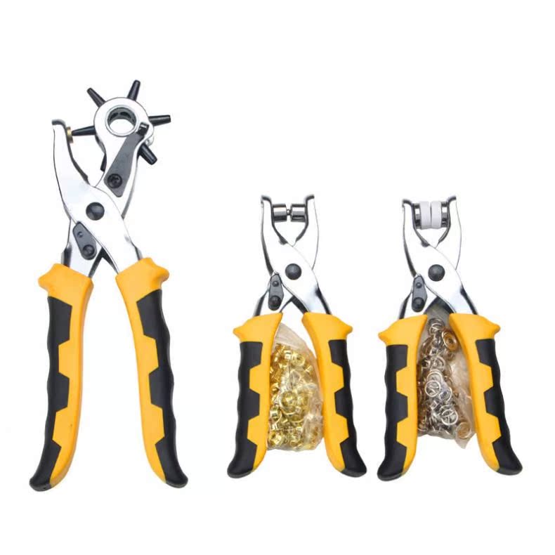 3 pcs / lot 3 in1 Leather Punching Pliers Pressure Pliers Ch