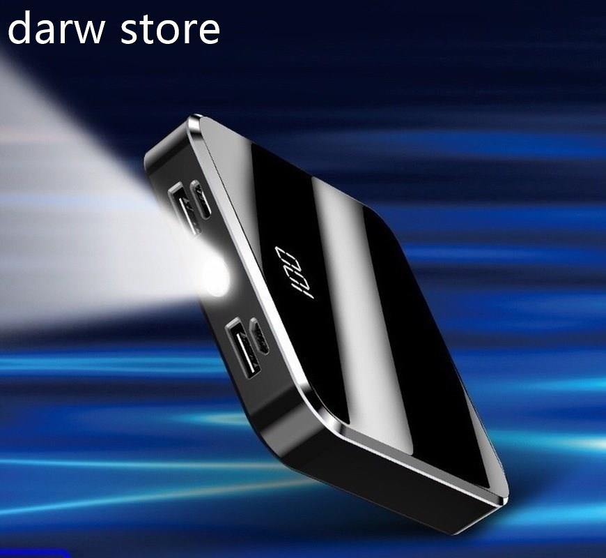 Mini Utra thin Mirr1or Sclreen 30000 MAh BPower ak Batntery