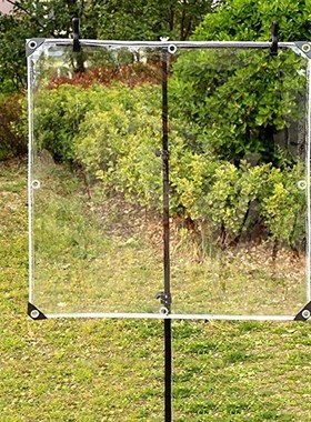 Waterproof Transparent PVC Tarpaulin with Eyelets Tarpaulin