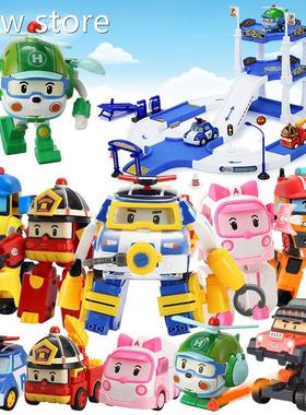 Silverlit RobocaFor Korea Animet igure Rbot 1Kids Caroon Toy