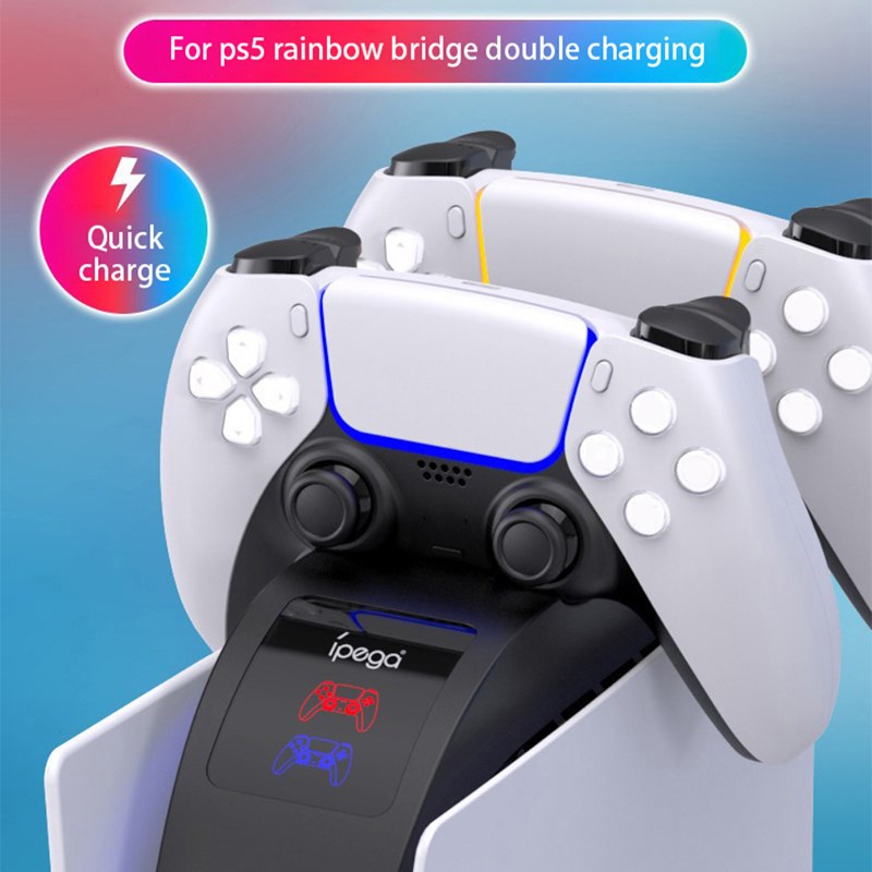 Dual Fast Charger 适用于 PS5 Wireless Controller Bridge Dual