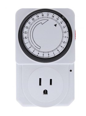Cyclic Kitchen Mechanical Timer Power Outlet Universal US Pl