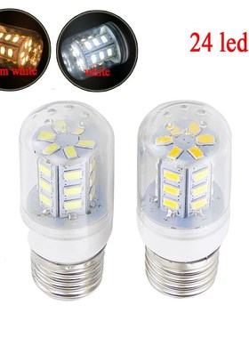 E27 24 LED Bulb SMD 5730 AC 220V LED Lamp Corn Bulb Warm Whi