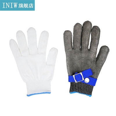 Anti-Cut Gloves Stainless Steel Safety Cut Resistant Proof S
